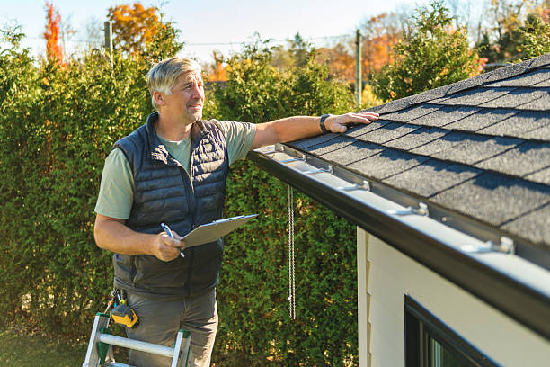 Professional Hail Damage Roof Repair technician working in Steger, IL